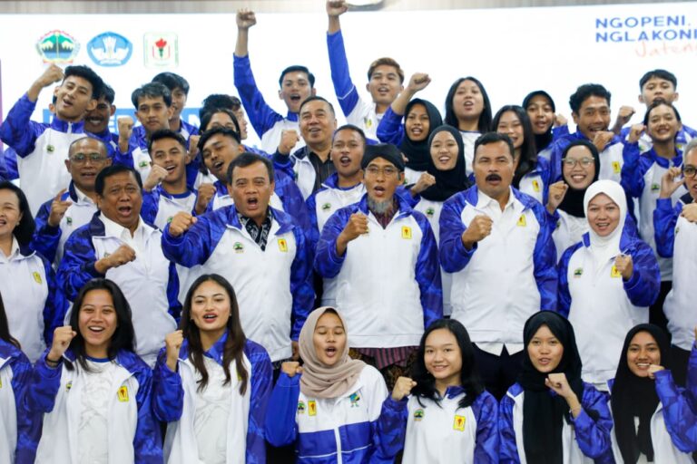 Jawa Tengah Resmi Lepas Kontingen Pomnas XIX, Target Juara Umum Dicanangkan