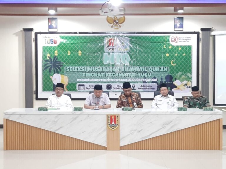 Penyelenggaraan MTQ Tingkat Kecamatan Tugu Kota Semarang 2025 Resmi Digelar