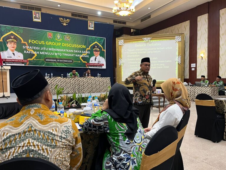 LPTQ Kota Semarang Mantapkan Strategi Pembinaan Kafilah Jelang MTQ Nasional 2026